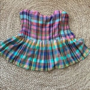 Anthropologie Tops - Anthropology Holding Horses Plaid Blouse Anthropologie Tops - Anthropology Holding Horses Plaid Blouse